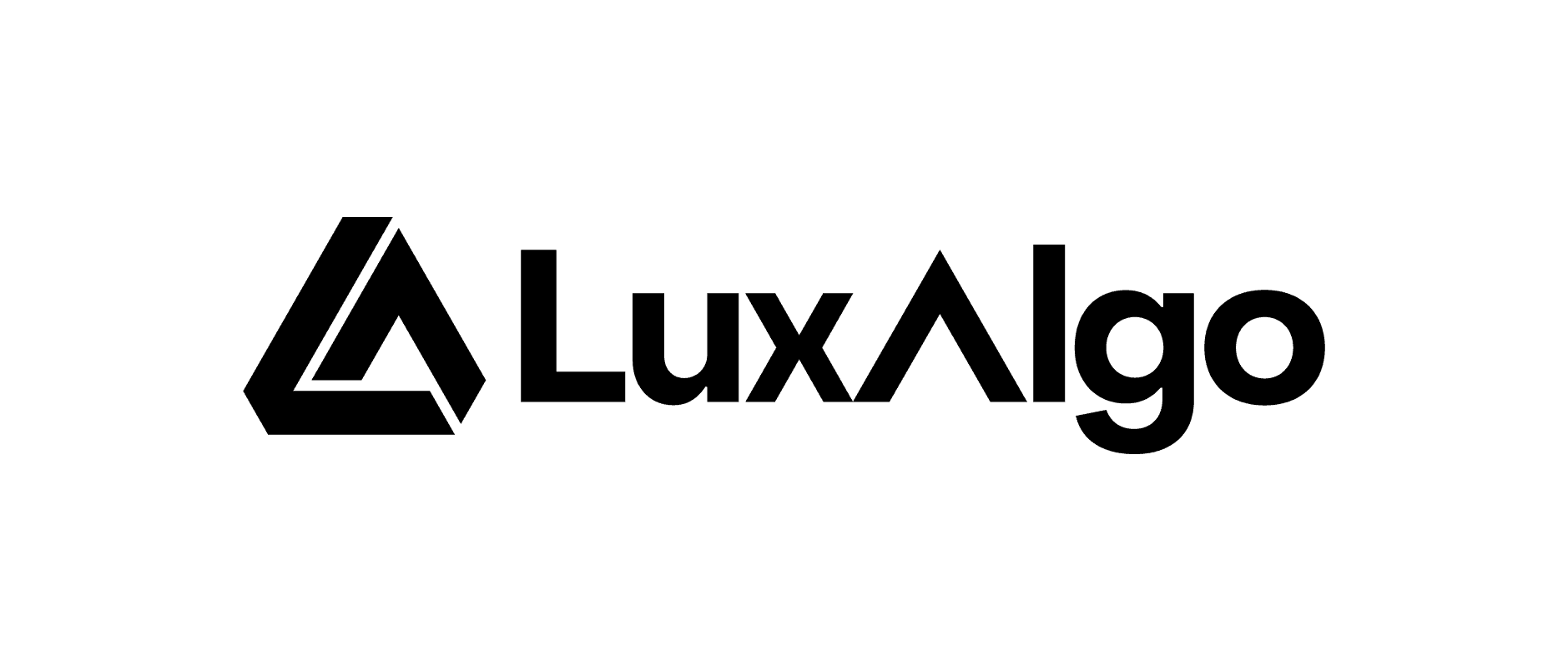 LuxAlgo logo, Full, black